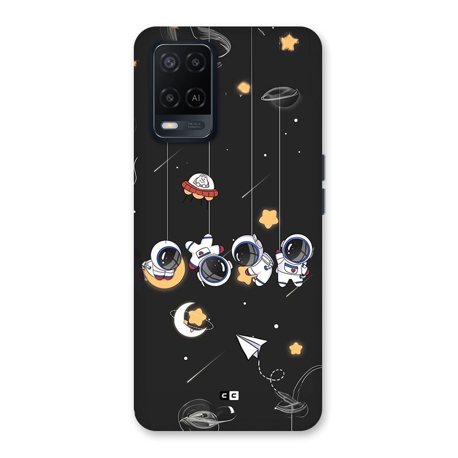 Hanging Astronauts Back Case for Oppo A54
