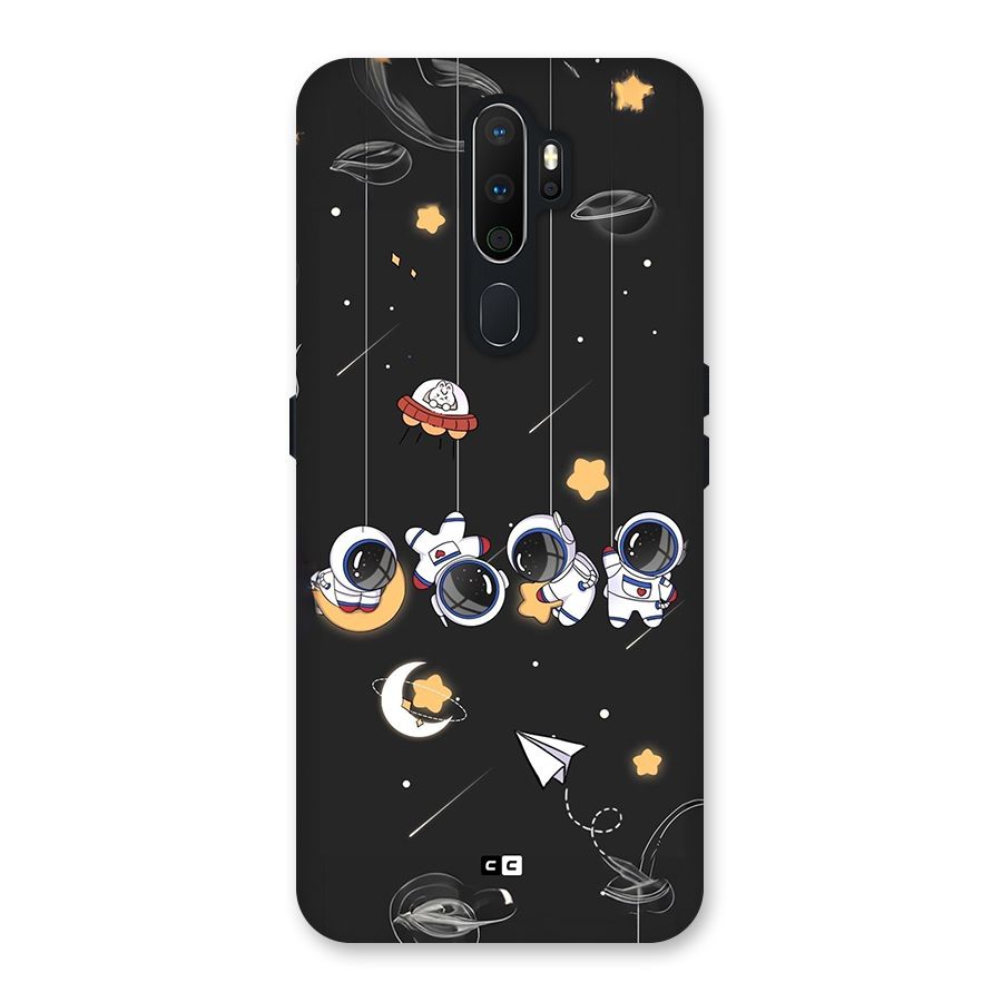 Hanging Astronauts Back Case for Oppo A5 (2020)