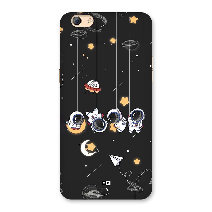 Hanging Astronauts Back Case for Oppo F3 Plus