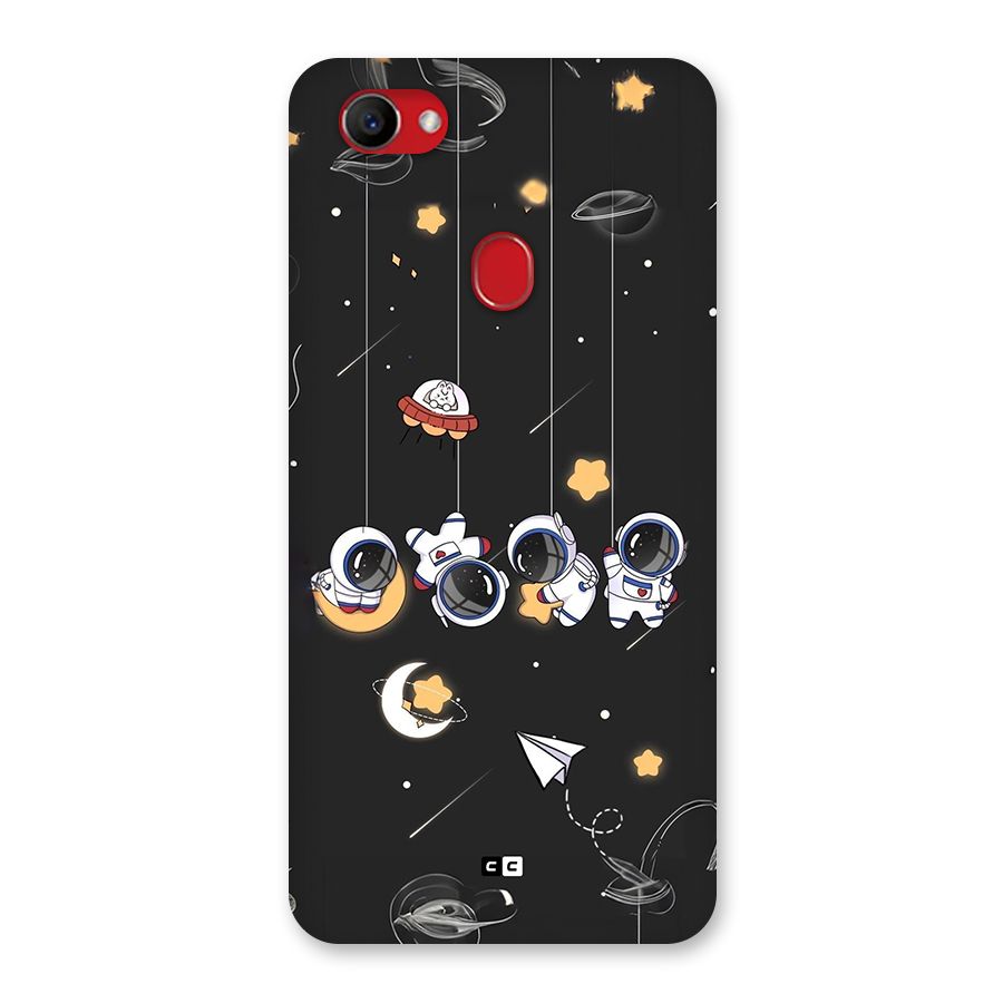 Hanging Astronauts Back Case for Oppo F7