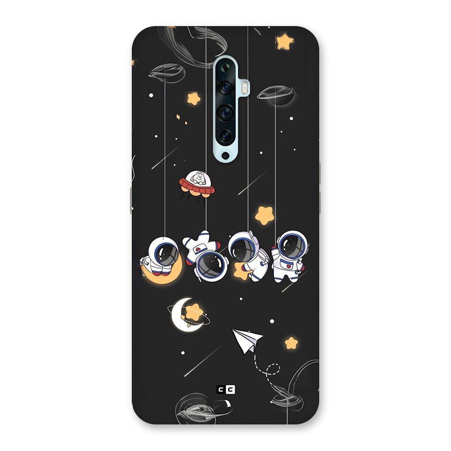 Hanging Astronauts Back Case for Oppo Reno2 F