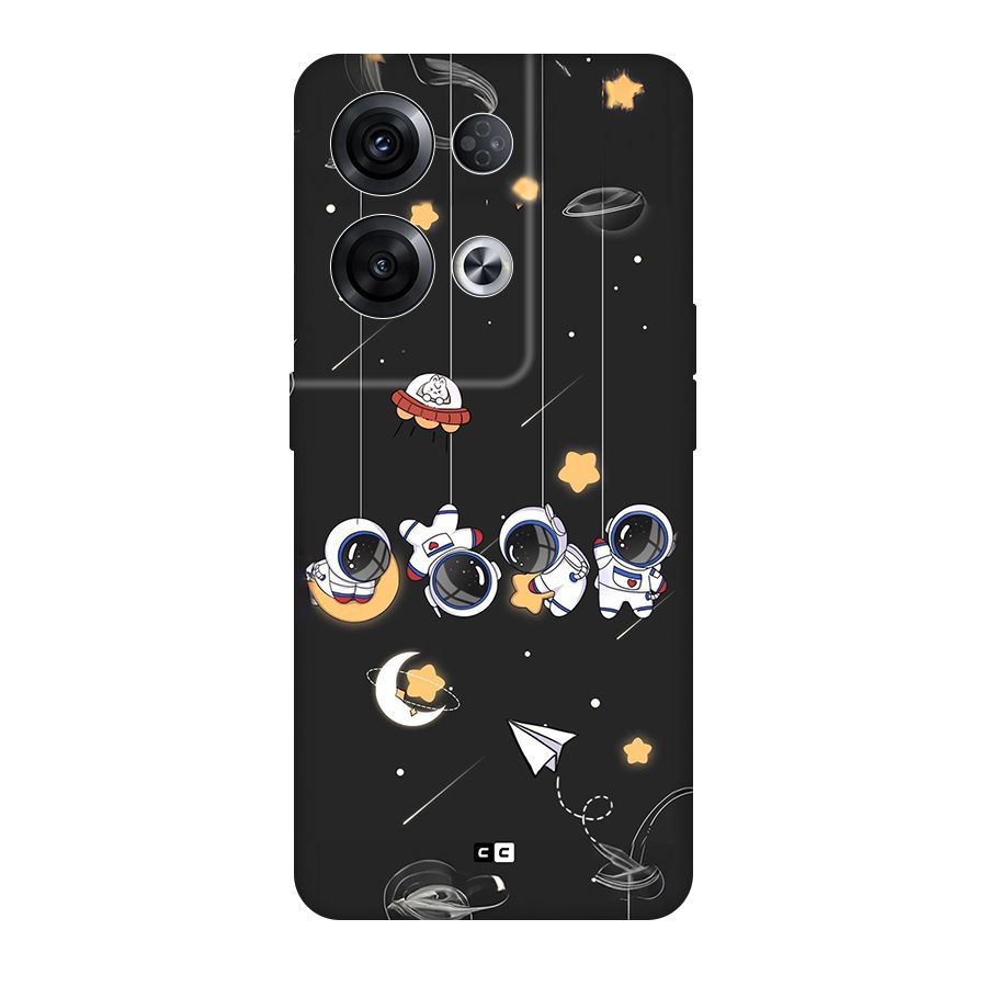 Hanging Astronauts Back Case for Oppo Reno8 Pro 5G
