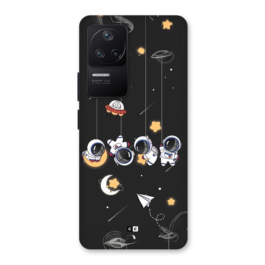 Hanging Astronauts Back Case for Poco F4 5G