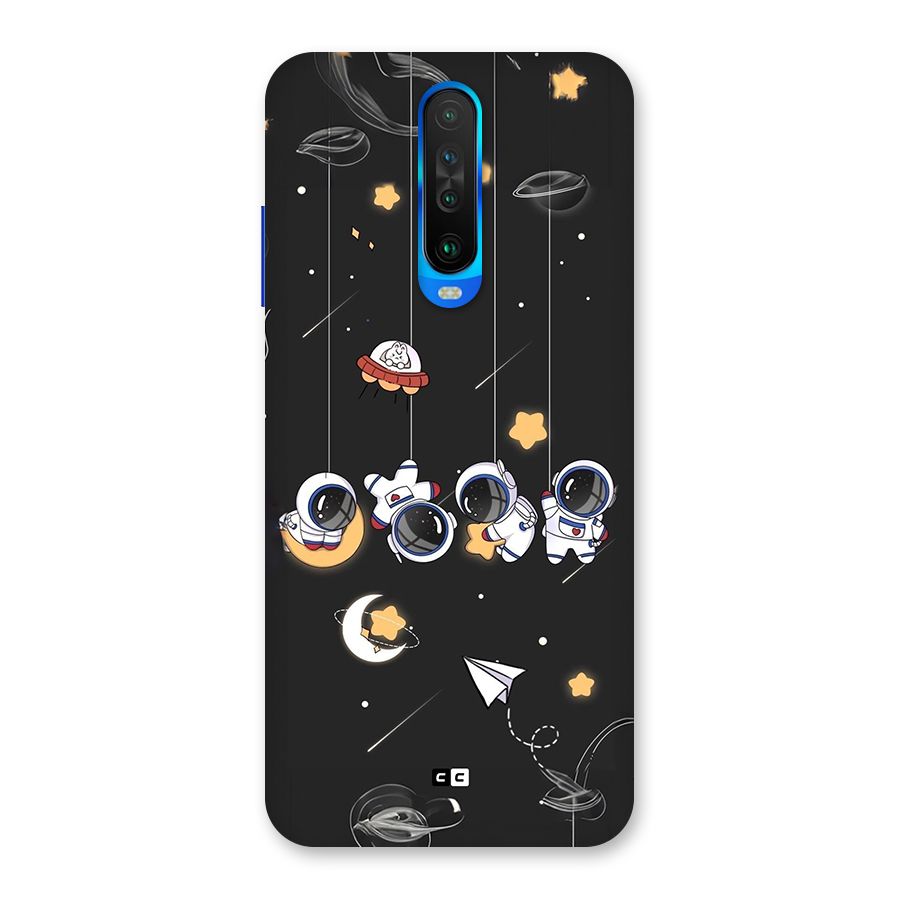 Hanging Astronauts Back Case for Poco X2