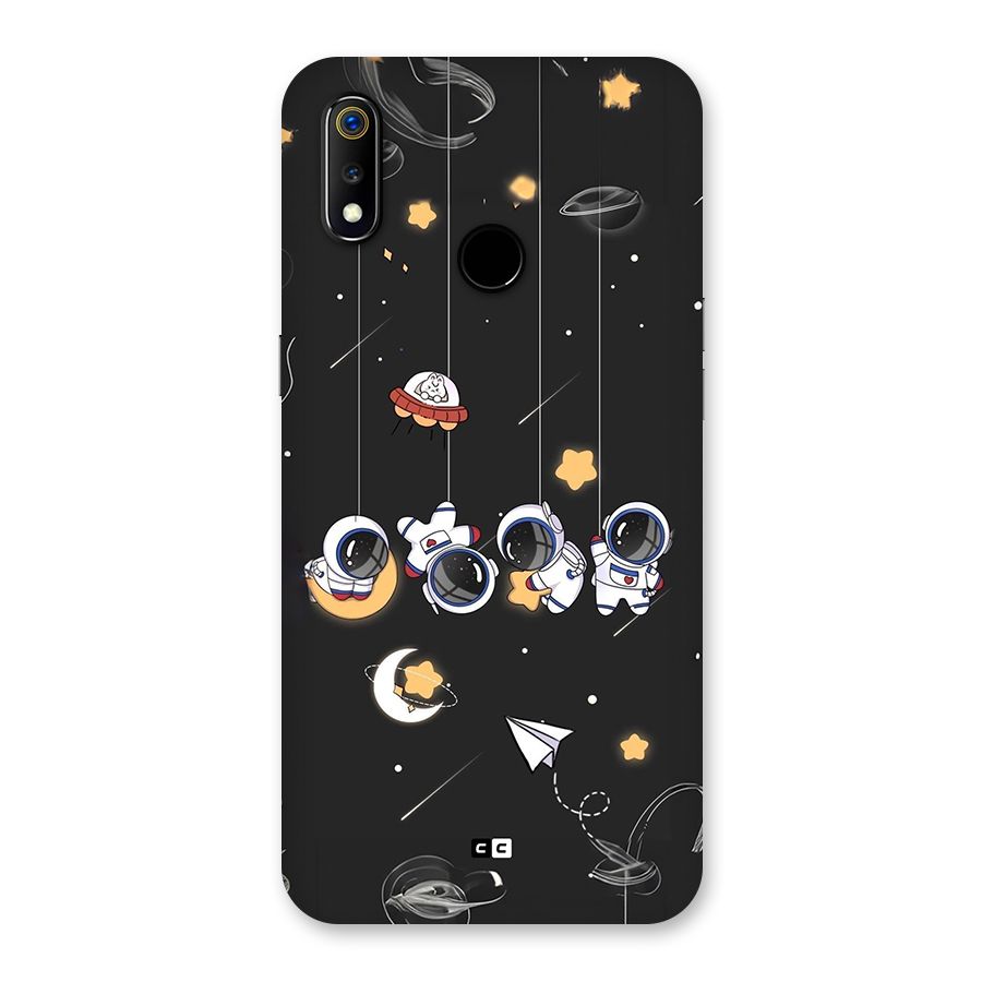 Hanging Astronauts Back Case for Realme 3