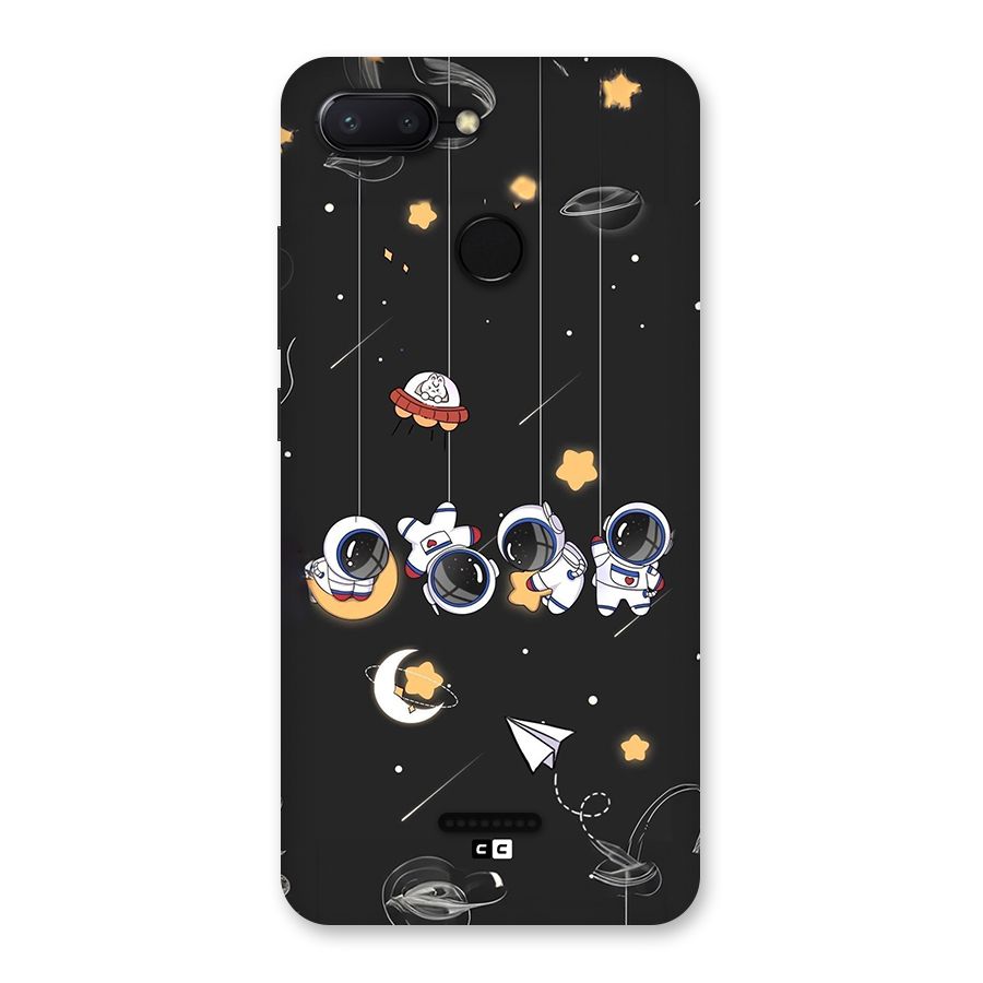 Hanging Astronauts Back Case for Redmi 6