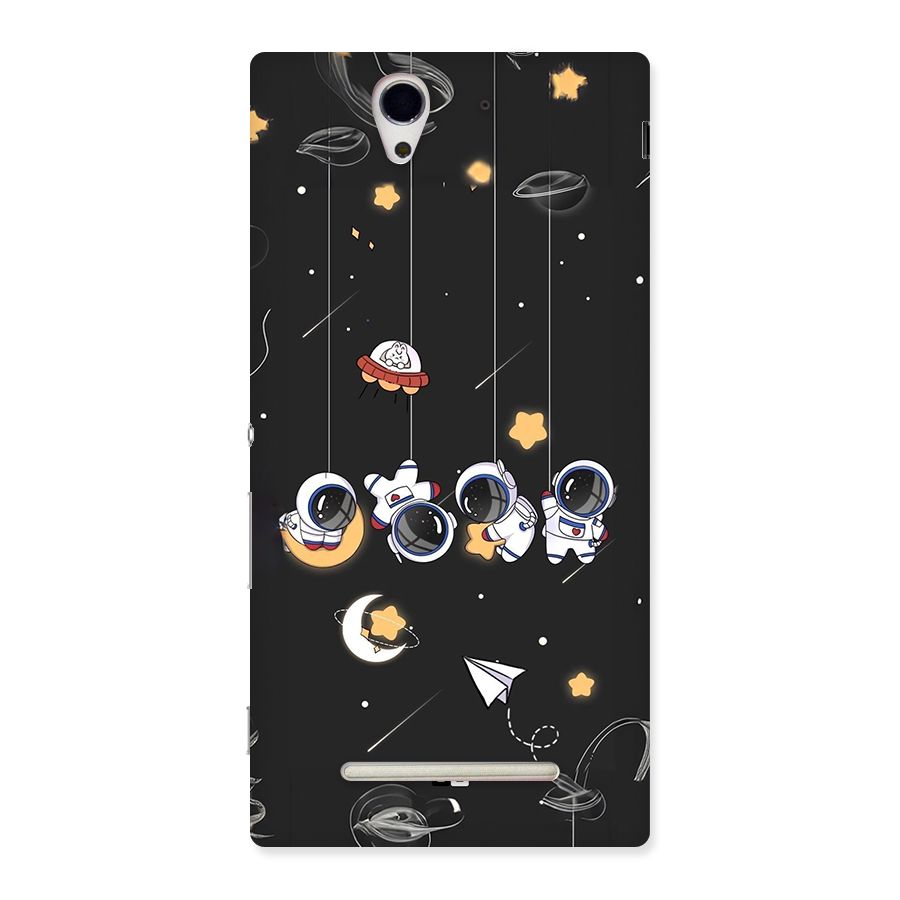 Hanging Astronauts Back Case for Xperia C3