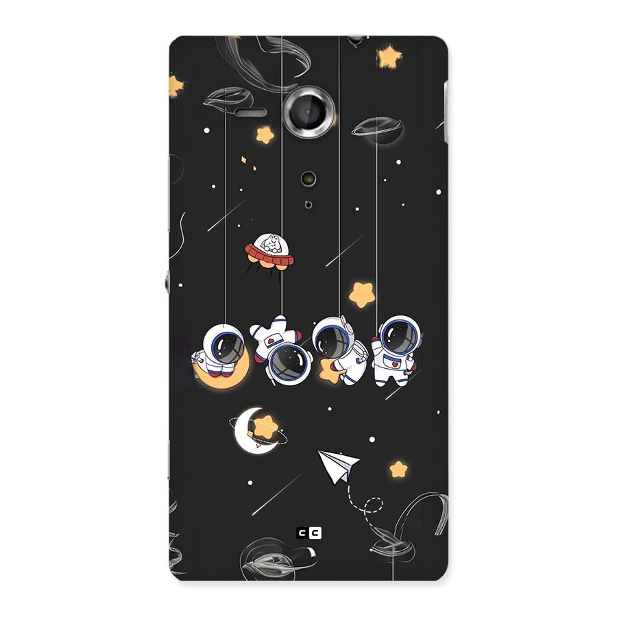Hanging Astronauts Back Case for Xperia Sp
