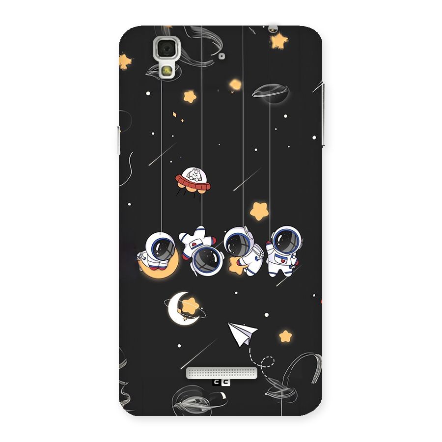 Hanging Astronauts Back Case for Yureka