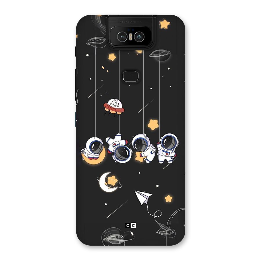 Hanging Astronauts Back Case for Zenfone 6z
