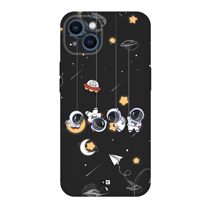 Hanging Astronauts Back Case for iPhone 13