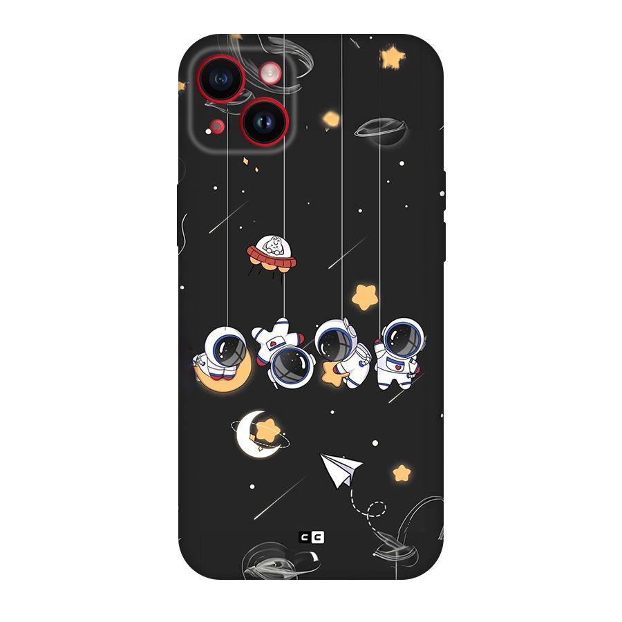 Hanging Astronauts Back Case for iPhone 14 Plus