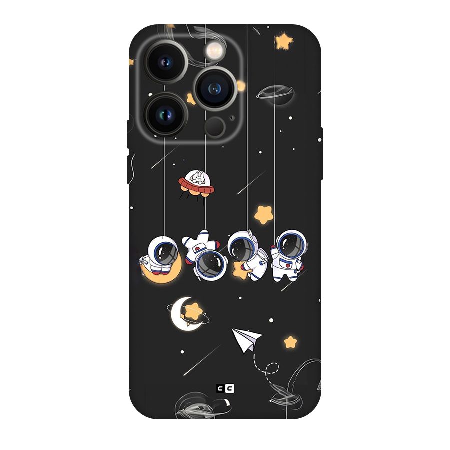 Hanging Astronauts Back Case for iPhone 14 Pro