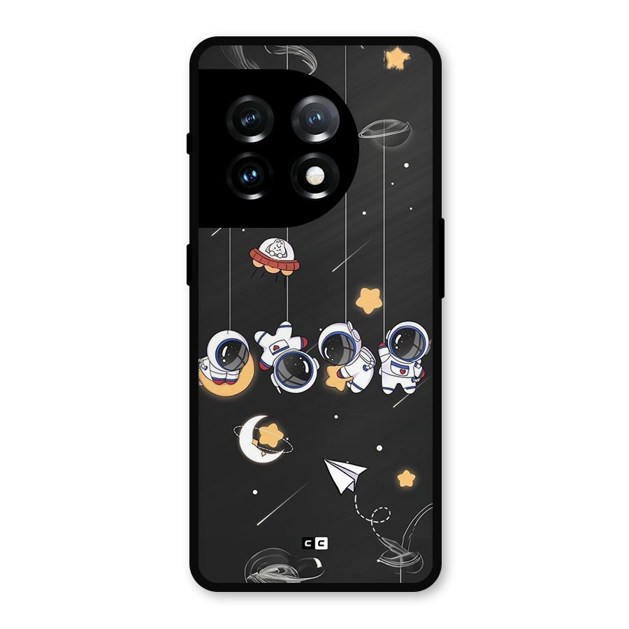 Hanging Astronauts Metal Back Case for OnePlus 11