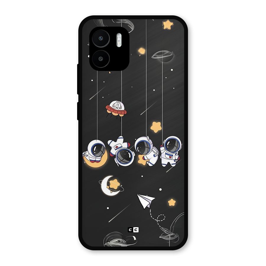 Hanging Astronauts Metal Back Case for Redmi A1