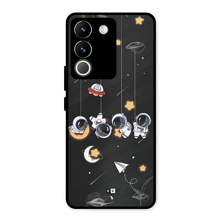 Hanging Astronauts Metal Back Case for Vivo Y200