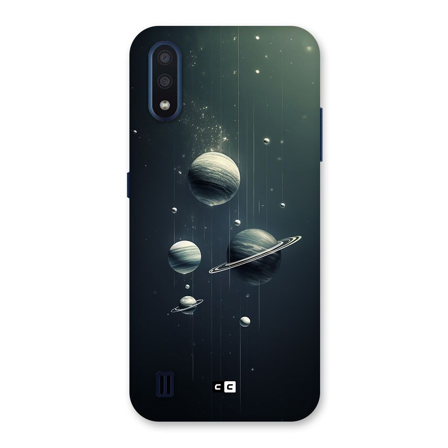 Hanging Planets Back Case for Galaxy M01