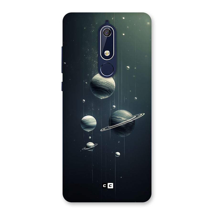 Hanging Planets Back Case for Nokia 5.1