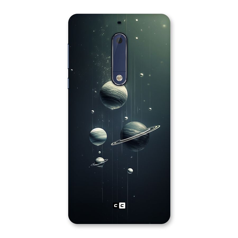 Hanging Planets Back Case for Nokia 5