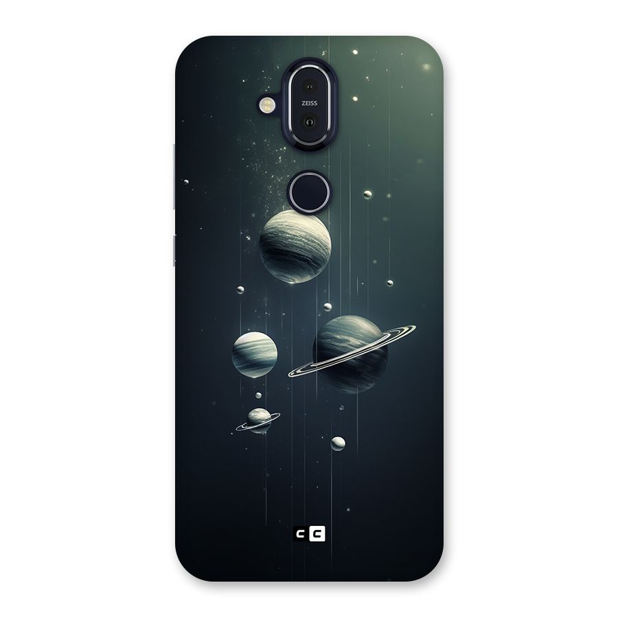 Hanging Planets Back Case for Nokia 8.1