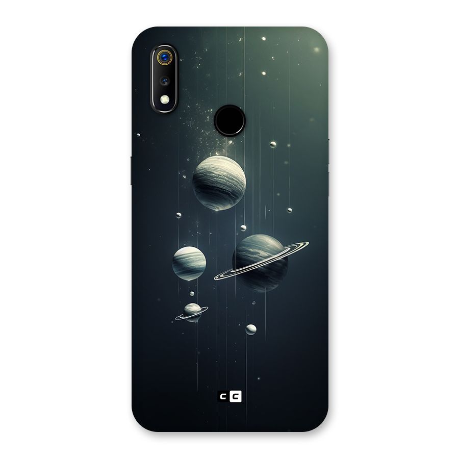 Hanging Planets Back Case for Realme 3