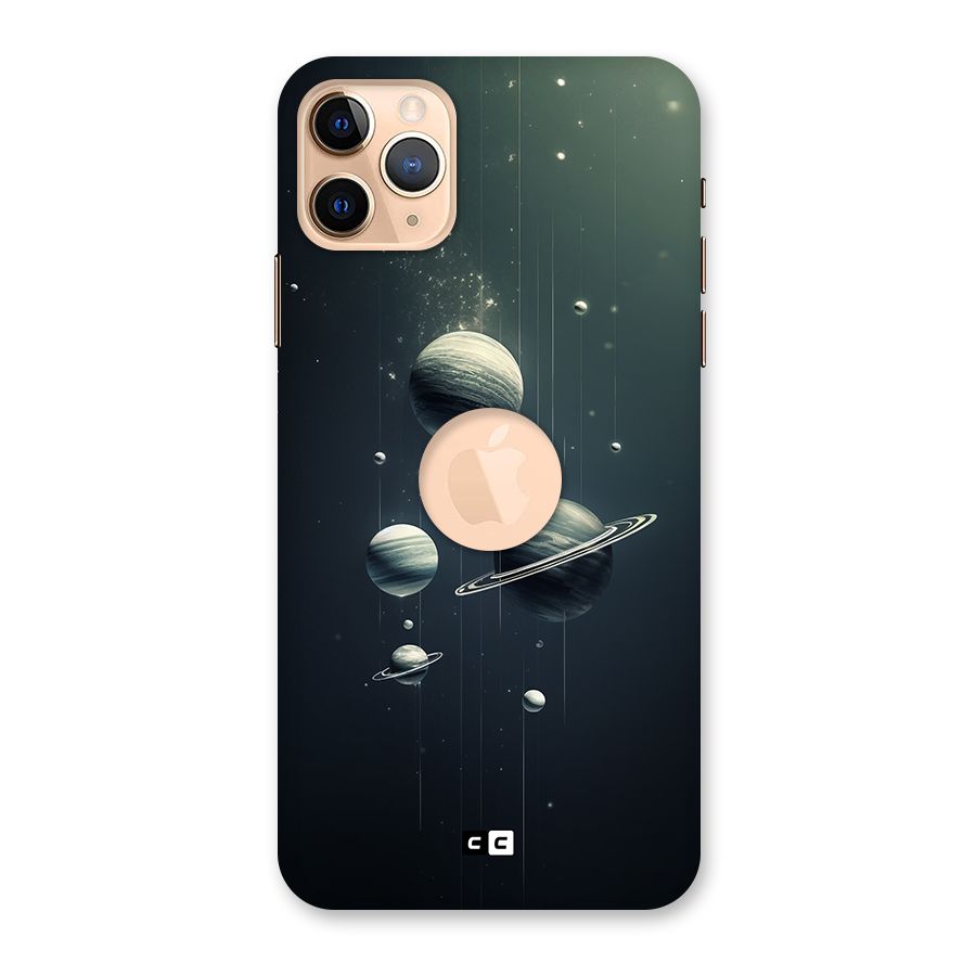 Hanging Planets Back Case for iPhone 11 Pro Max Logo Cut