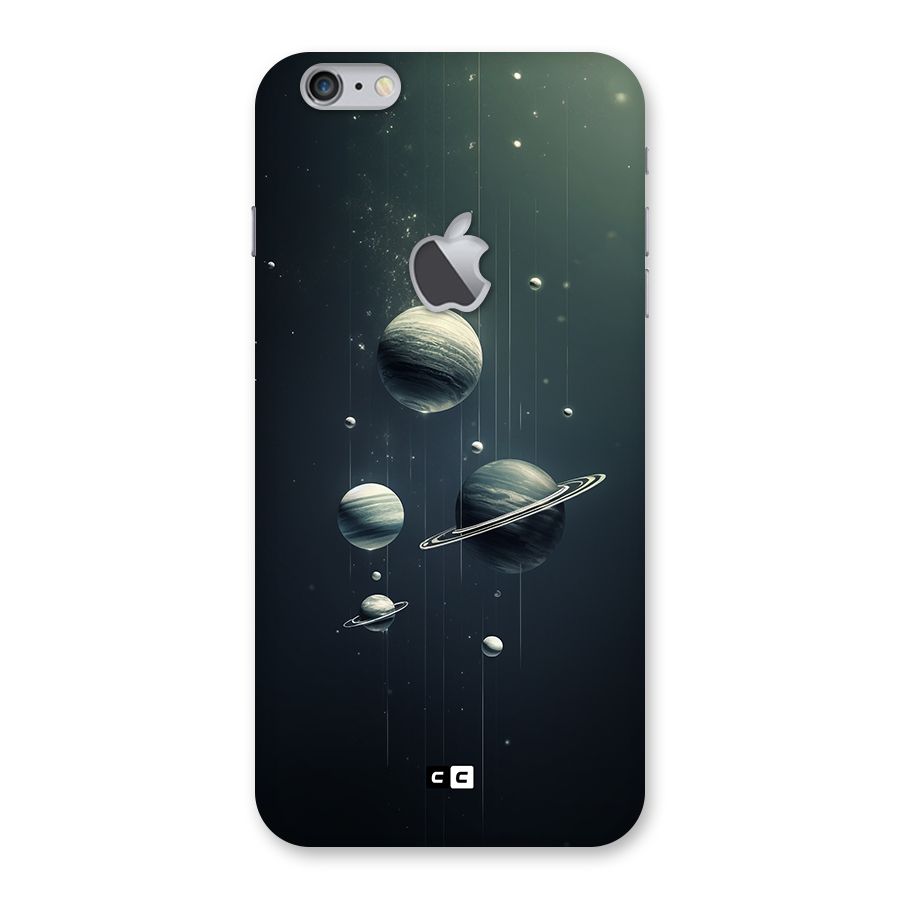 Hanging Planets Back Case for iPhone 6 Plus 6S Plus Logo Cut