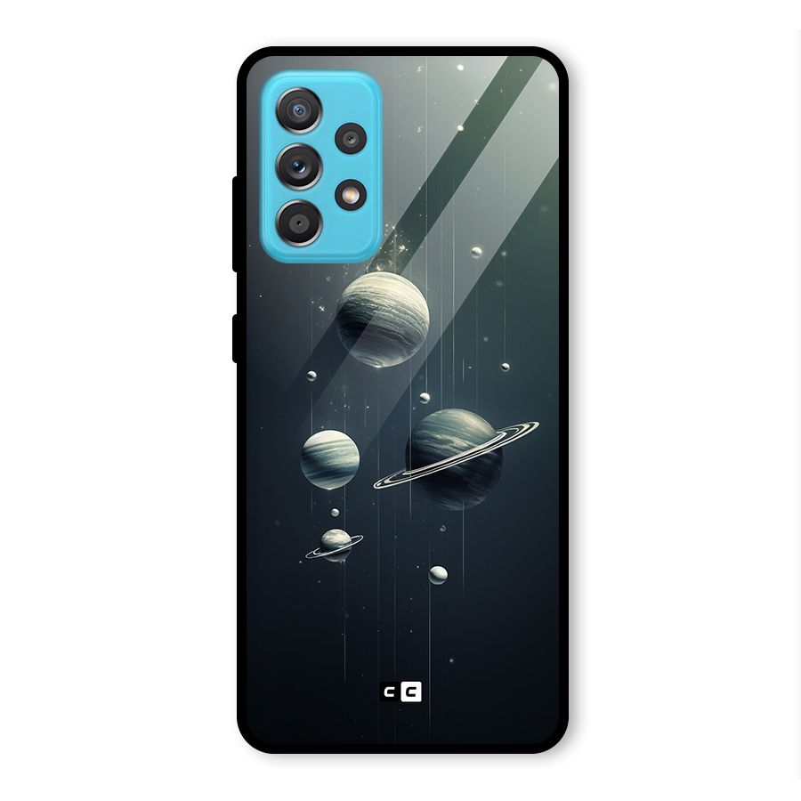 Hanging Planets Glass Back Case for Galaxy A52