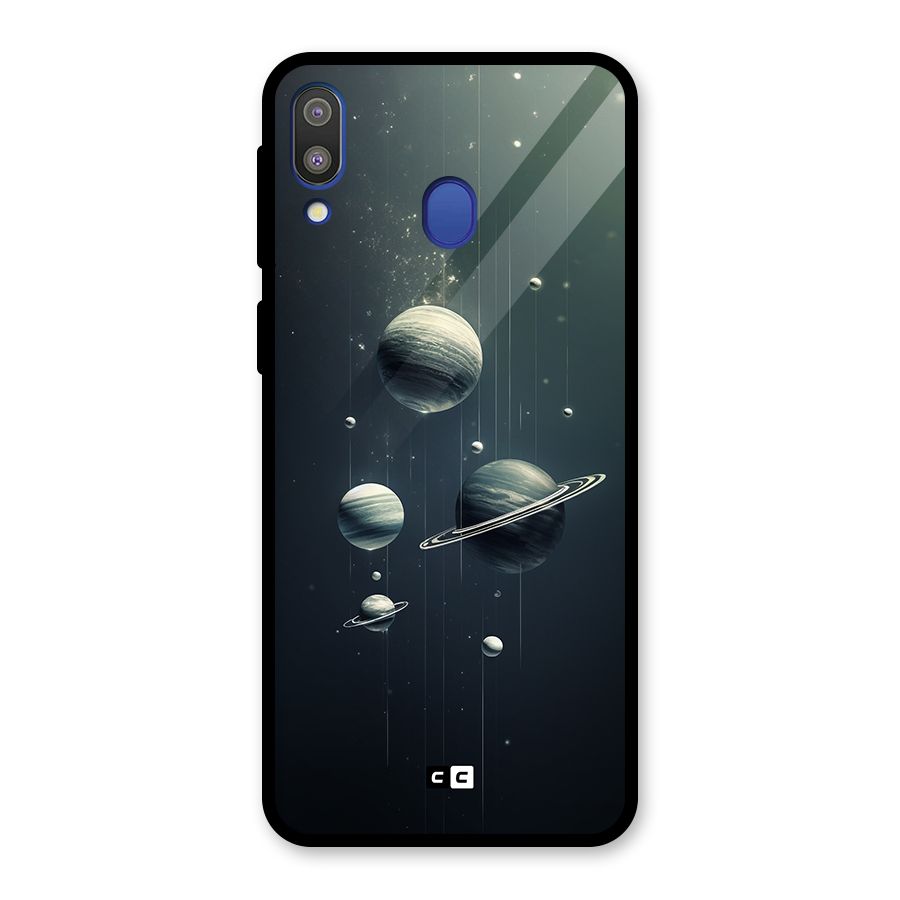 Hanging Planets Glass Back Case for Galaxy M20