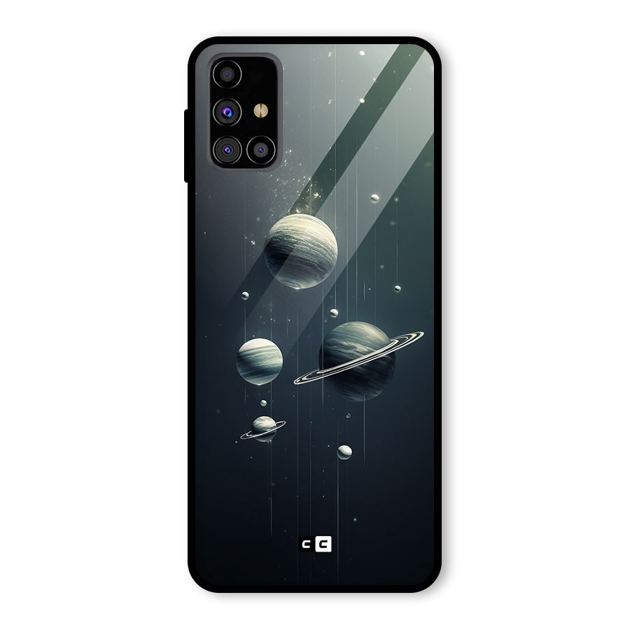 Hanging Planets Glass Back Case for Galaxy M31s