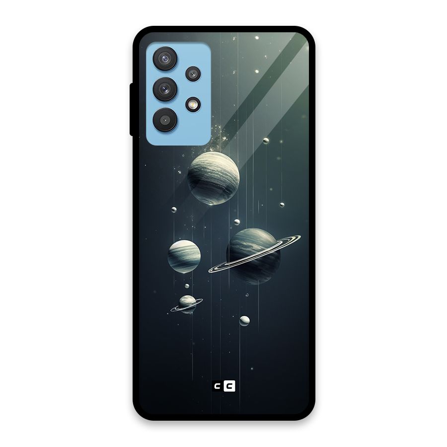 Hanging Planets Glass Back Case for Galaxy M32 5G