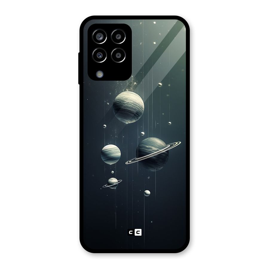 Hanging Planets Glass Back Case for Galaxy M33