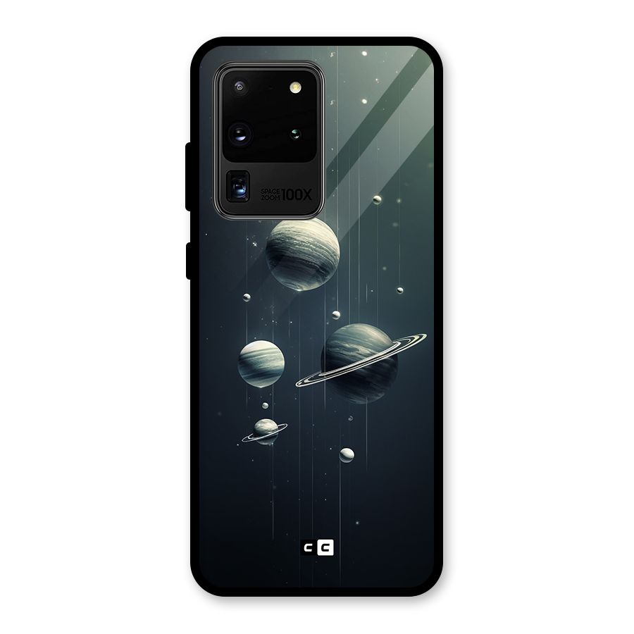 Hanging Planets Glass Back Case for Galaxy S20 Ultra