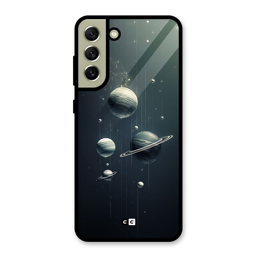 Hanging Planets Glass Back Case for Galaxy S21 FE 5G