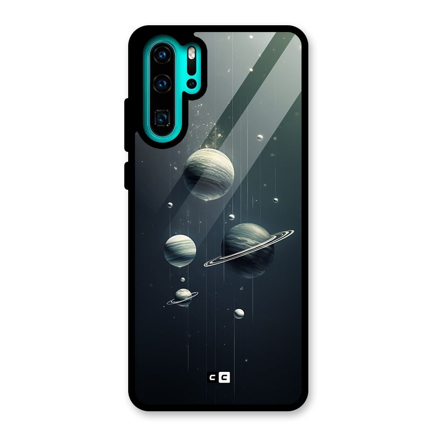 Hanging Planets Glass Back Case for Huawei P30 Pro