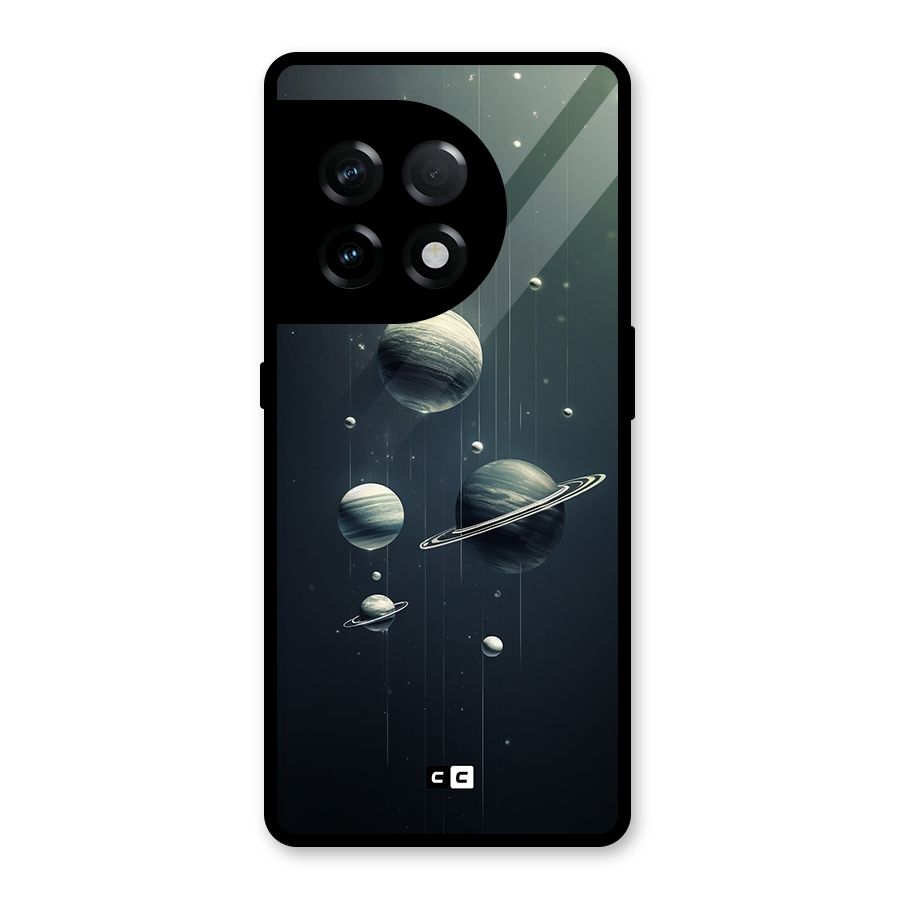 Hanging Planets Glass Back Case for OnePlus 11R