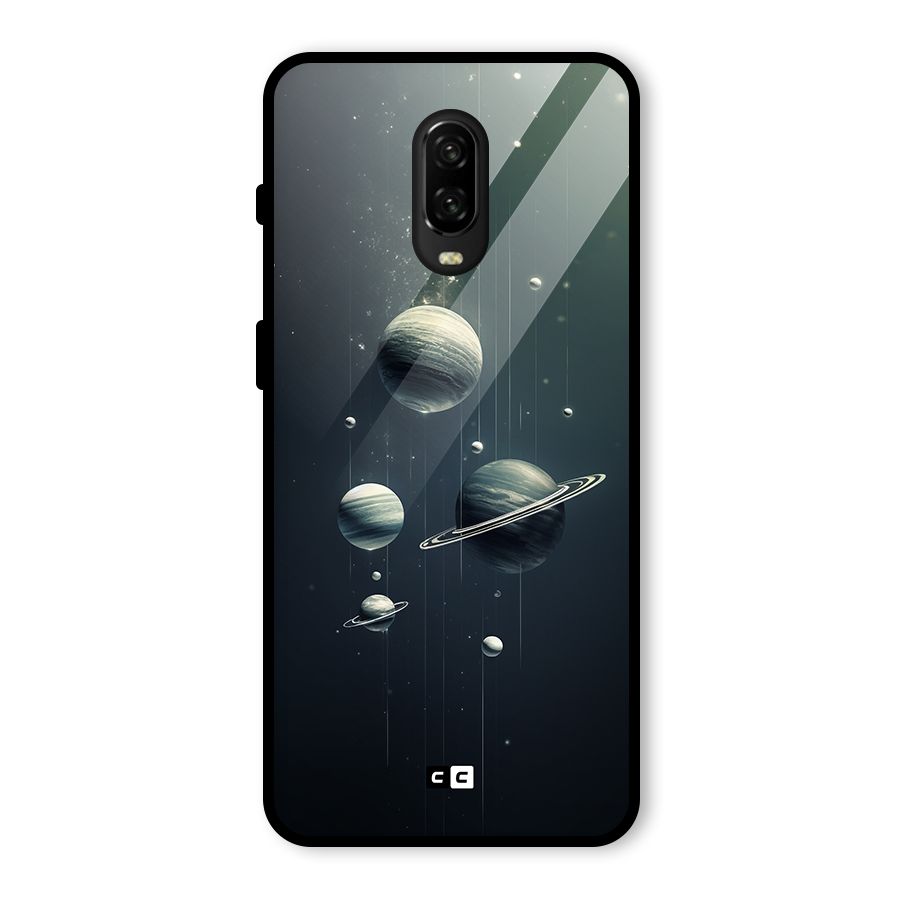 Hanging Planets Glass Back Case for OnePlus 6T