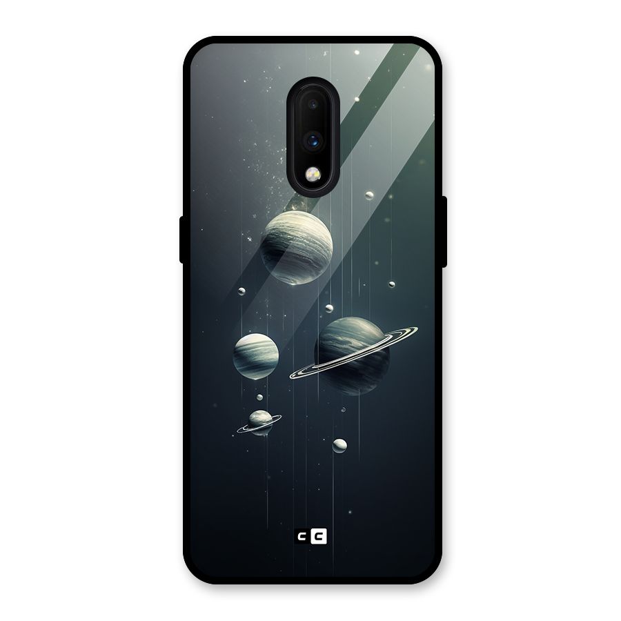 Hanging Planets Glass Back Case for OnePlus 7
