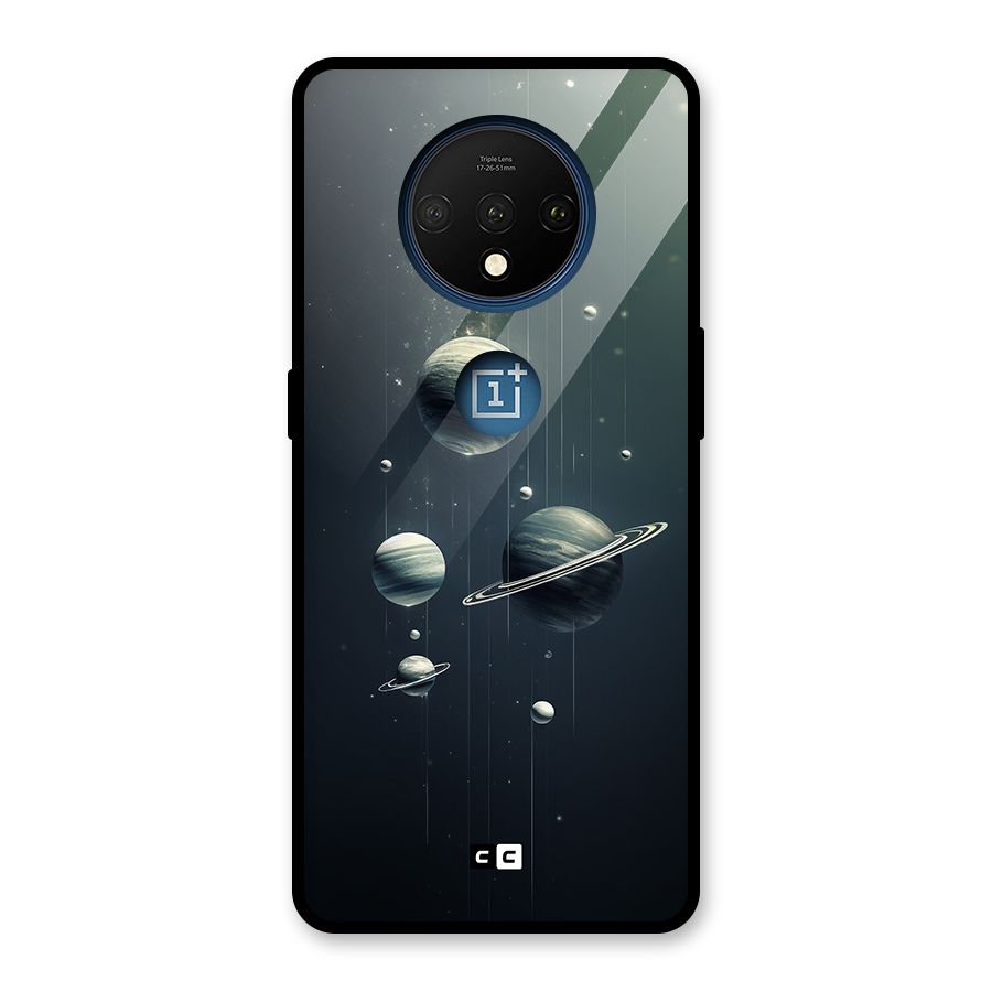 Hanging Planets Glass Back Case for OnePlus 7T