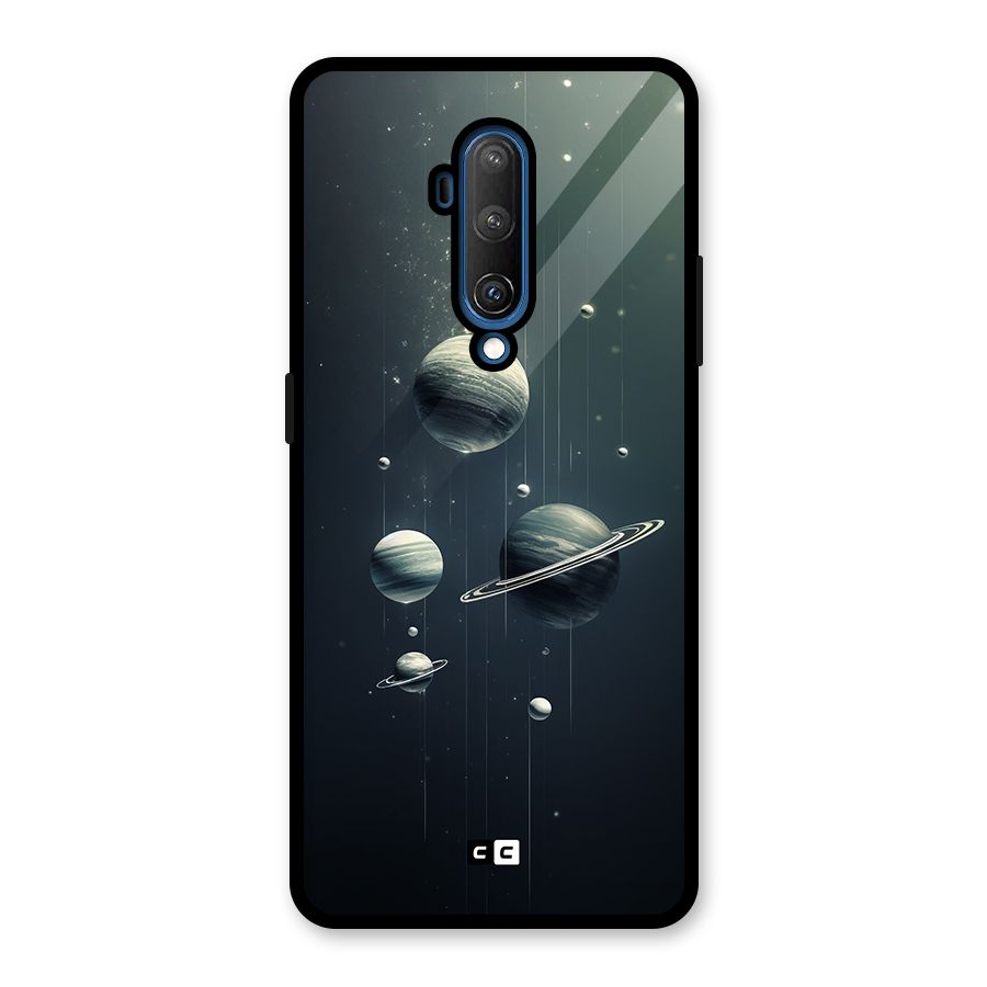Hanging Planets Glass Back Case for OnePlus 7T Pro