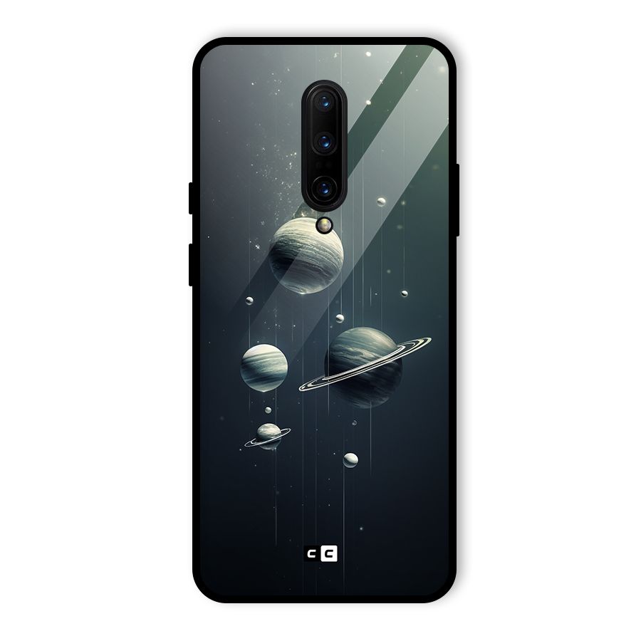 Hanging Planets Glass Back Case for OnePlus 7 Pro