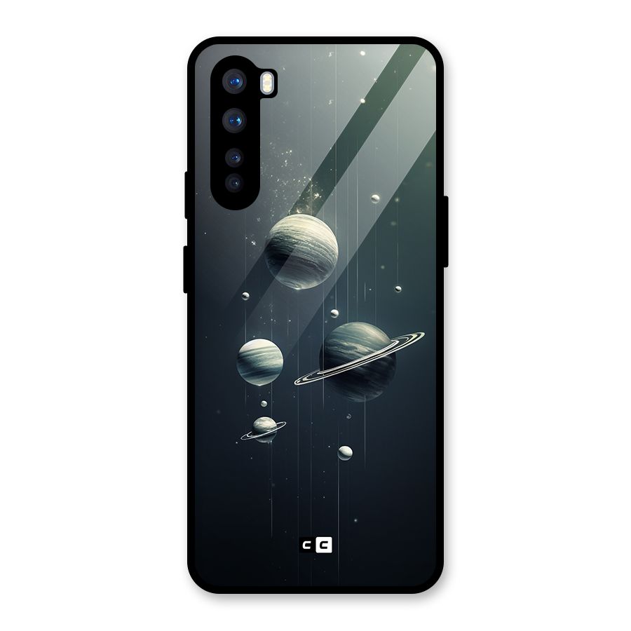 Hanging Planets Glass Back Case for OnePlus Nord