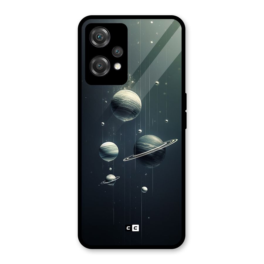 Hanging Planets Glass Back Case for OnePlus Nord CE 2 Lite 5G