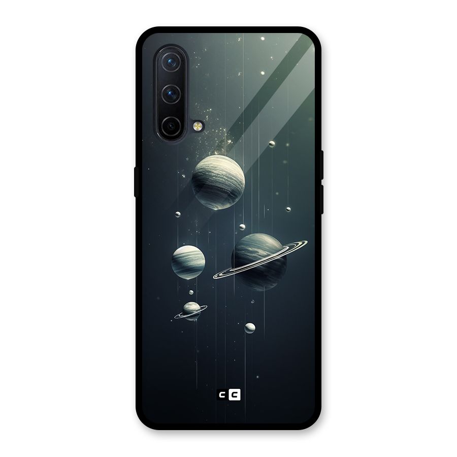 Hanging Planets Glass Back Case for OnePlus Nord CE 5G