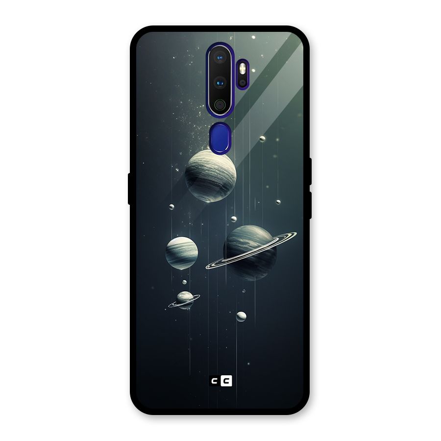 Hanging Planets Glass Back Case for Oppo A9 (2020)