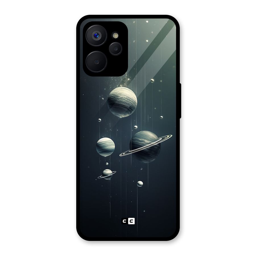 Hanging Planets Glass Back Case for Realme 9i 5G