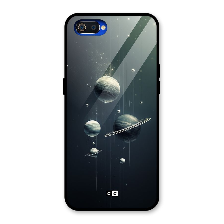 Hanging Planets Glass Back Case for Realme C2