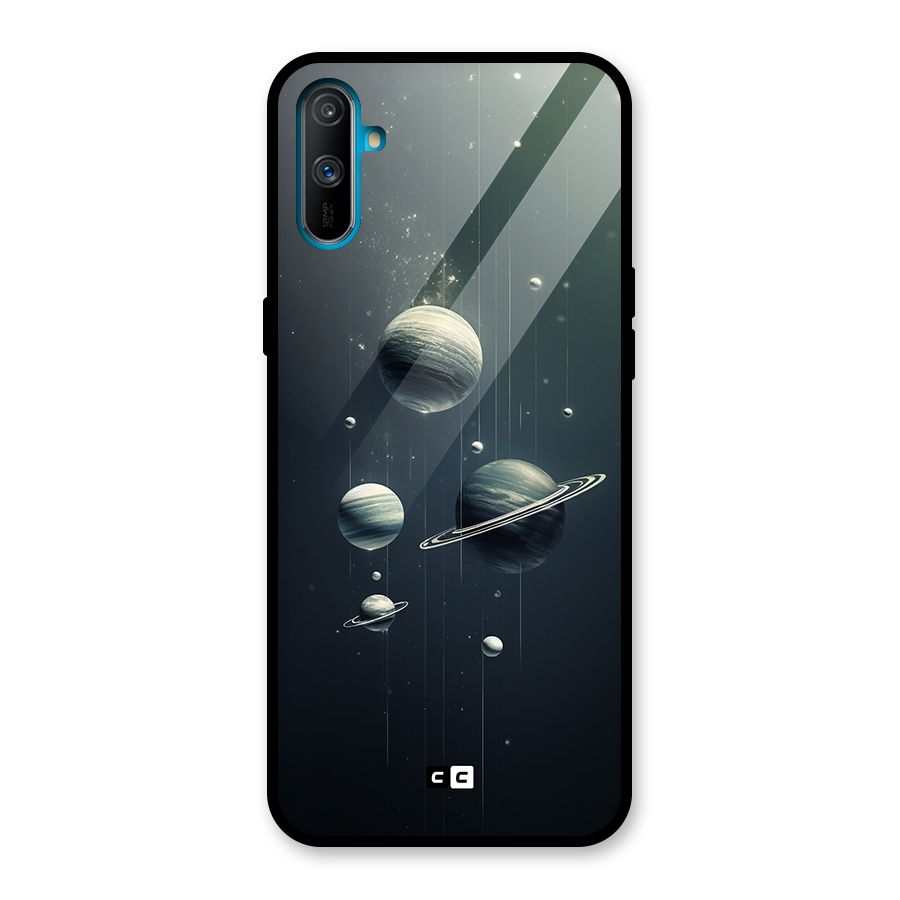 Hanging Planets Glass Back Case for Realme C3