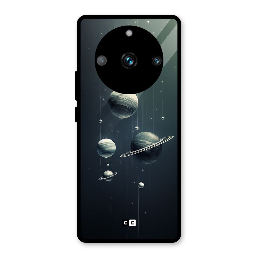Hanging Planets Glass Back Case for Realme Narzo 60 Pro