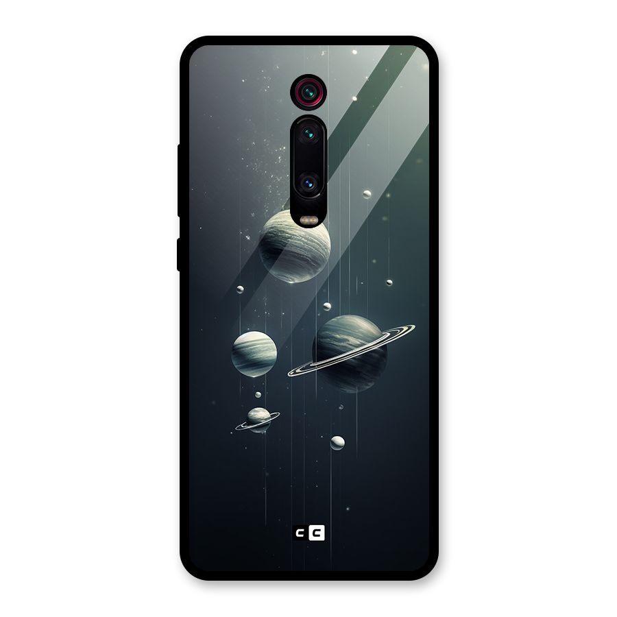 Hanging Planets Glass Back Case for Redmi K20